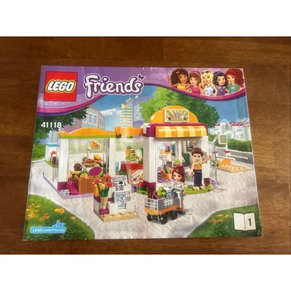 LEGO Friends Heartlake Supermarket #41118 Instruction Booklets Only 1 & 2 (6002) - Picture 2 of 10